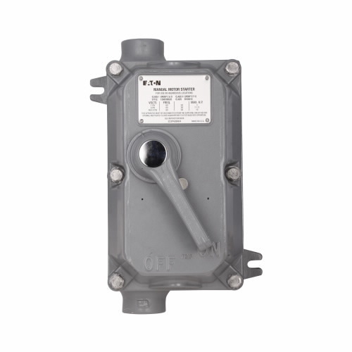B100U0C Manual Motor Starter, Non-Reversing Action, 3 Poles, NEMA 7D/9E/9F/9G Enclosure
