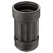6018-L Connector Boot, For Use With Straight/Locking Connector, 15/20 A, 3-Wire Device, Thermoplastic Elastomer, Black
