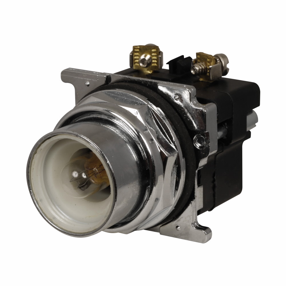 10250T579C63-13X Assembled Heavy Duty Oil/Watertight Illuminated Push-Pull Unit, 30.5 mm, 1NO-3NC Contact, Slow Make/Slow Break Contact, Red