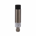 E57 Two-Wire Series Tubular Inductive Proximity Sensor, 0.71 dia, Straight, Sensor dist: 16 mm, 100 mA max DC, 2 - Wire DC, NC, 100 mA at 30 Vdc, 4 Pin M12 Connector, 10-30 Vdc input, < 2% accuracy, Short circuit protected, Un-shielded
