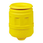 6031-Y Weather Resistant Locking Plug Boot, For Use With Locking Plug, 20/30 A, 3-Wire, Thermoplastic Elastomer, Yellow
