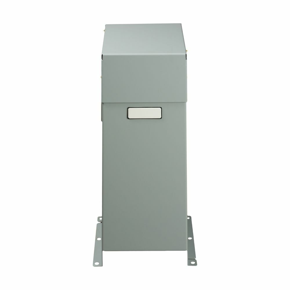 643JMR 3-Phase Non-Fused Power Factor Correction Capacitor, 6 kVAR Power Rating, 480 V AC, 7.2 A, Steel