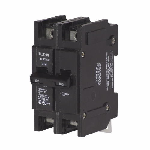 QCD2100 Miniature Circuit Breaker, 100 Amp, 2 Pole, 120/240V