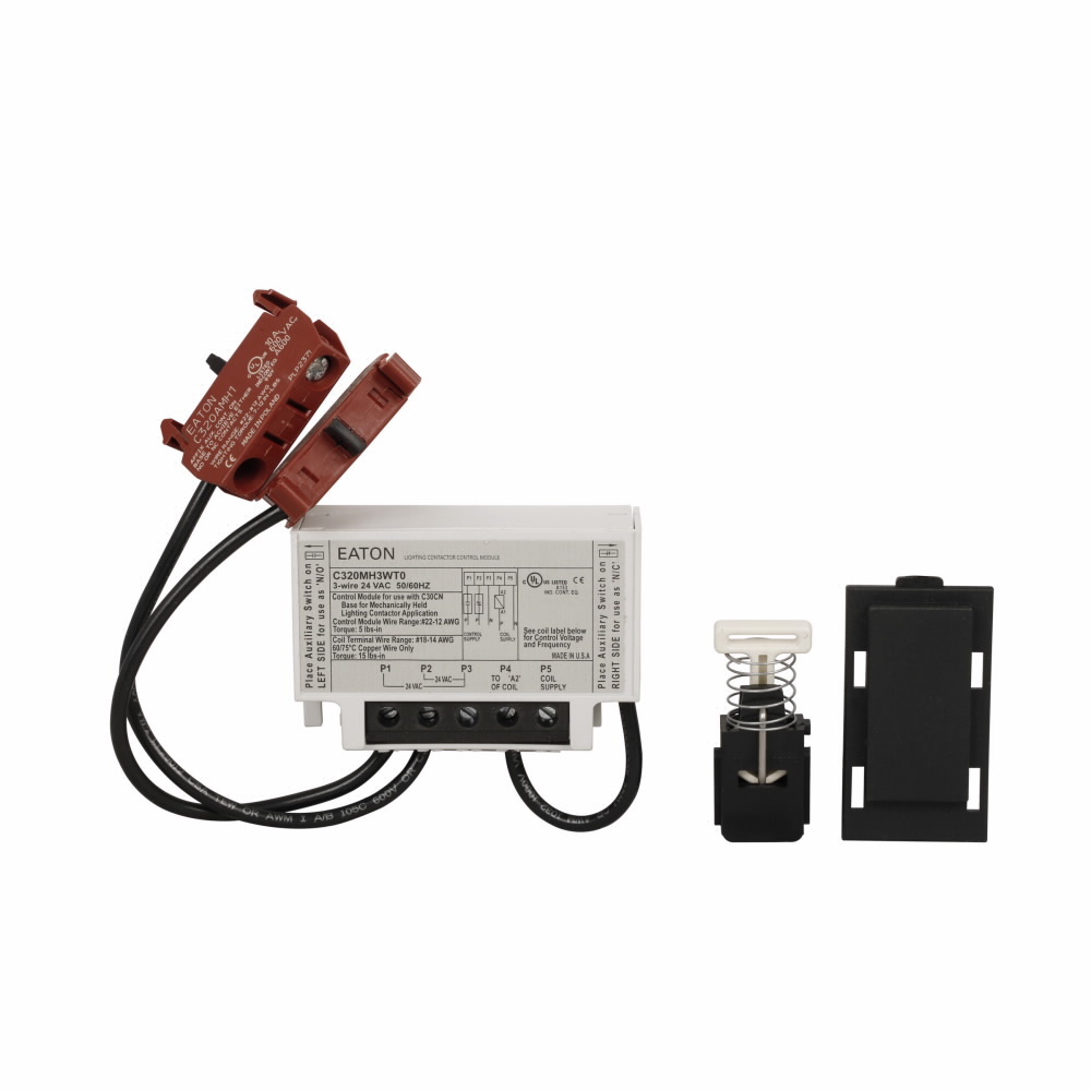 C320MH3WT0 3-Wire Mechanically Held Module Kit, For Use With C30 Lighting Contactor