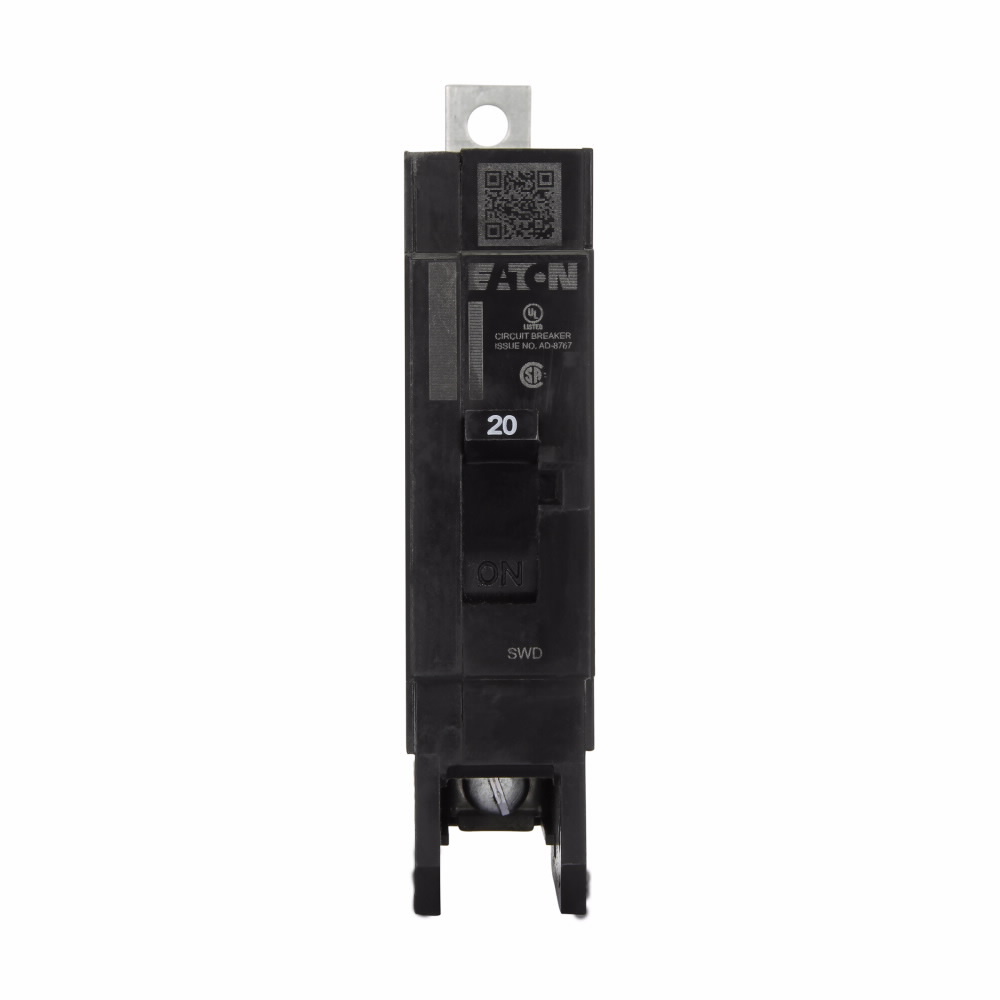 GHB1030 C Series Type GHB Molded Case Circuit Breaker, 277 V AC/125 V DC, 30 A, 14 kA Interrupt, 1 Pole, Thermal Magnetic Trip