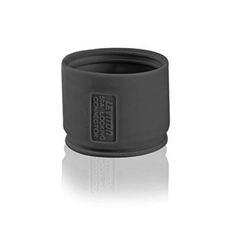 7717CR Weather Resistant Connector Boot, For Use With Non-NEMA Locking Connector, 50 A, IP55, Thermoplastic Elastomer, Black
