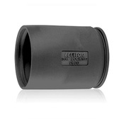 7715CR Weather Resistant Watertight Cable Mount Locking Plug Boot, For Use With Locking Plug, 50 A, Screw Terminal, Thermoplastic Elastomer, Black