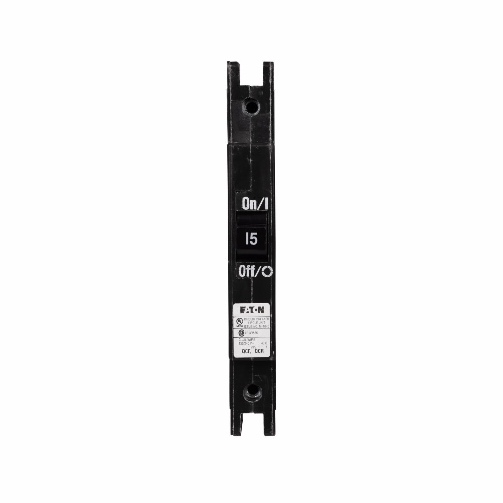 QCF1015 Miniature Circuit Breaker, 15 Amp, 1 Pole, 120/240V