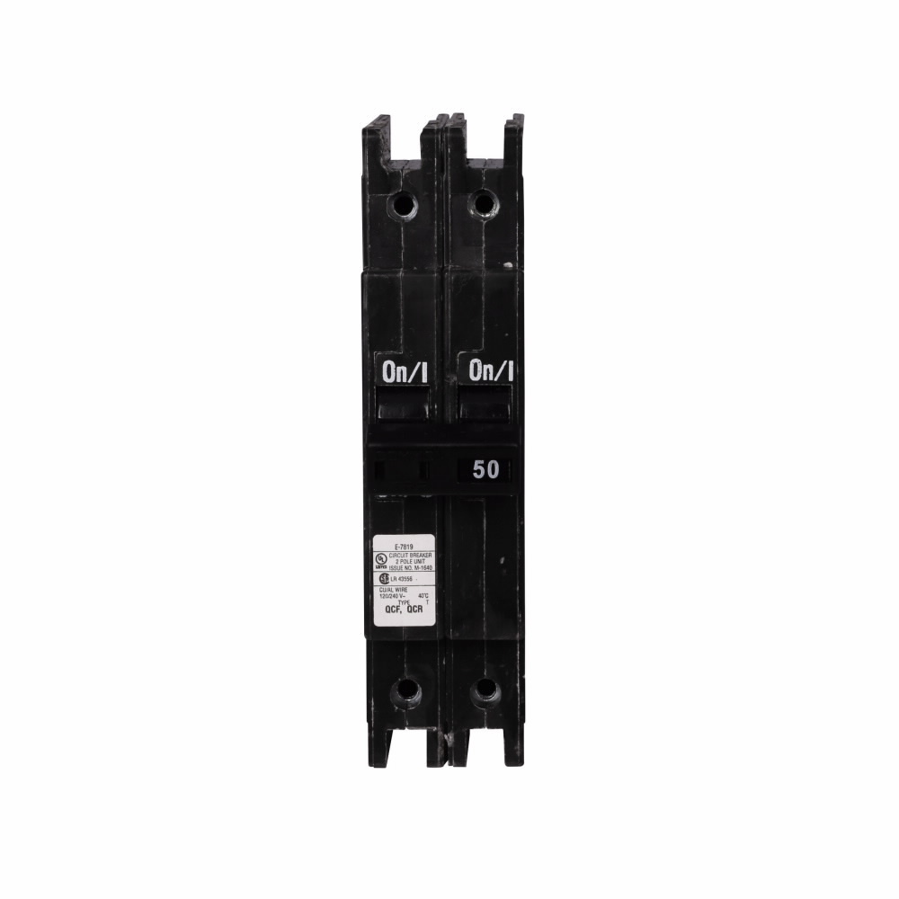 QCF2050 Miniature Circuit Breaker, 50 Amp, 2 Pole, 120/240V