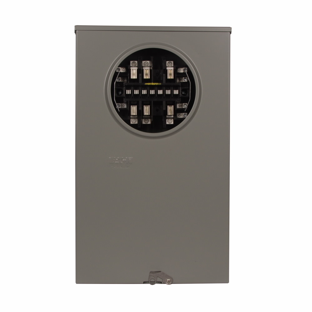 USTS131BCH Instrument-rated Single Position Meter Socket, 20 Amp, 3 Phase, Ringless, 13 Jaw, 1 Position, OH, UG, 600V, 3 Wire