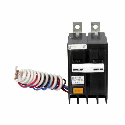 QBGFEP2050W1 Miniature Circuit Breaker, 50 Amp, 2 Pole, 120/240V