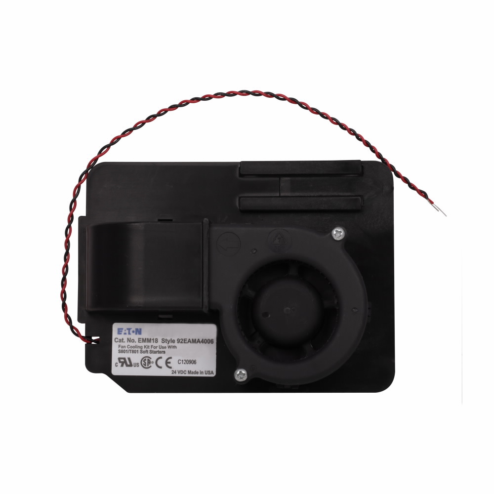 EMM18 Cooling Fan Kit With Off Release Bar, Indicating Light, For Use With S811+ Soft Starter and Fan/Hood Accessory
