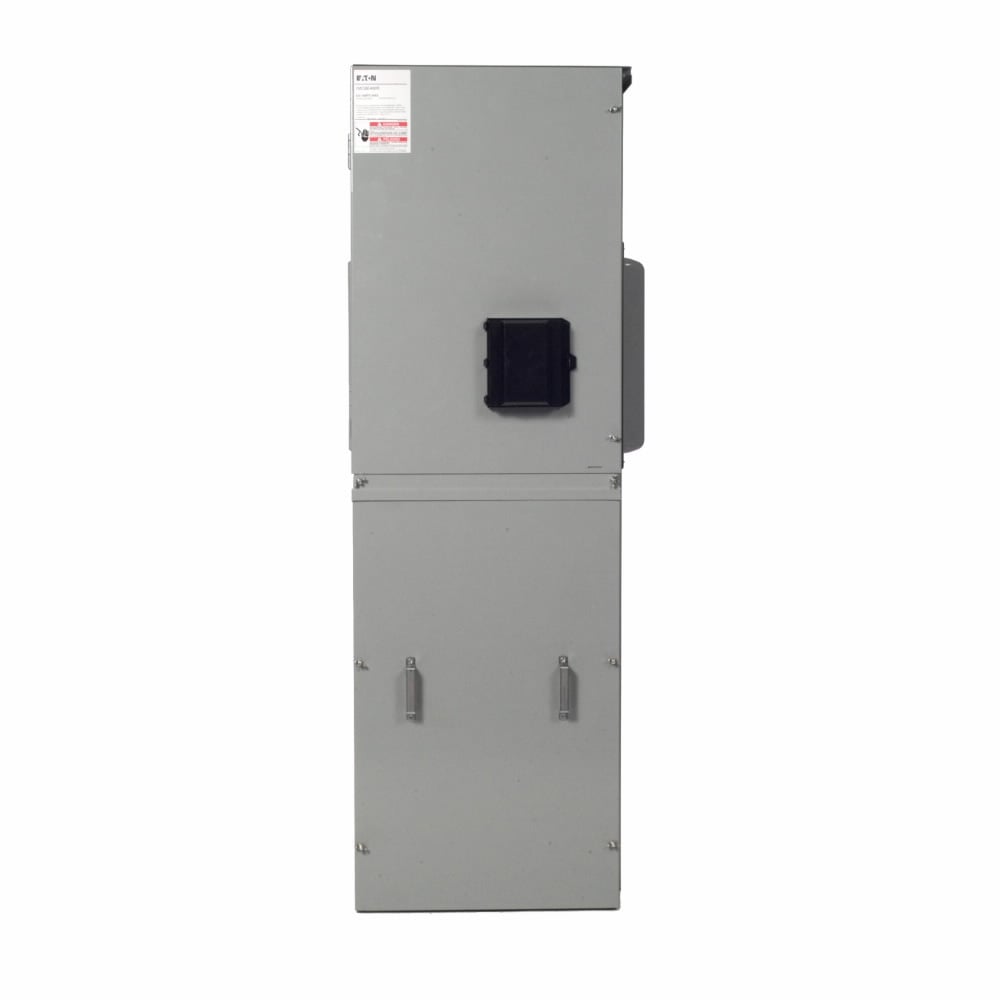 1MCBE400R Main Circuit Breaker, Group Metering, EUSERC, KD Main Breaker, 400 Amp, 1 Phase, 120/240V, 65 kAIC, Crimp Lug Landing Pads, no Lugs included, 3 Wire, NEMA 3R, Enclosure Aluminum Bus, OH, UG, Feed