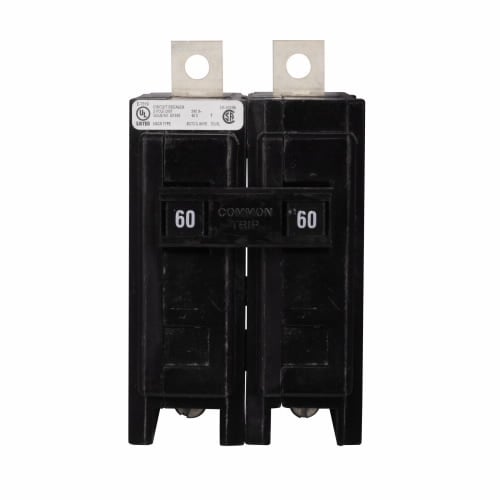 QBHW2060H Miniature Circuit Breaker, 60 Amp, 2 Pole, 240V