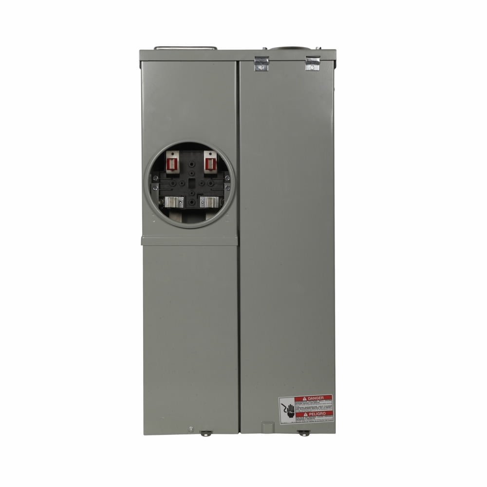 CMBE88B150BTS Meter Breaker, EUSERC, Type CH CSR2150N Main Breaker,Distribution Section,150 Amp, 120/240V, Ringed,8 Spaces,8 Circuits,22 kAIC,Surface Mounting, Box Size A, Aluminum Bus, OH, UG, 4 Jaw, 1 Socket, #6-250 kcmil, Line #6-250 kcmil, Ground