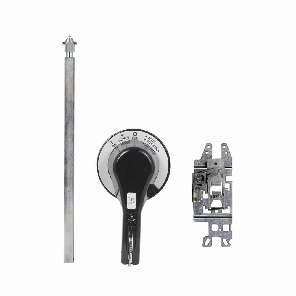 HM2R12 Handle Mechanism, NEMA 1/3R/12 NEMA Rating, Rotary Handle Handle/Operation, Through-The-Door Handle Mounting, For Use With C Series J Frame Electronic Molded Case Circuit Breaker