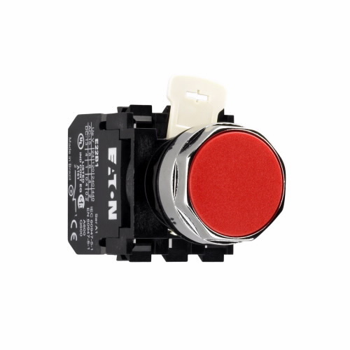 E22P2 Heavy Duty Non-Metallic Non-Illuminated Pushbutton Operator, 22.5 mm, 1NO Contact, Red