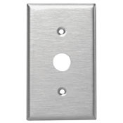 84071-40 Standard Size Traditional Wall Plate, 1 Gangs, 2-3/4 in W x 4-1/2 in H, 430 Stainless Steel