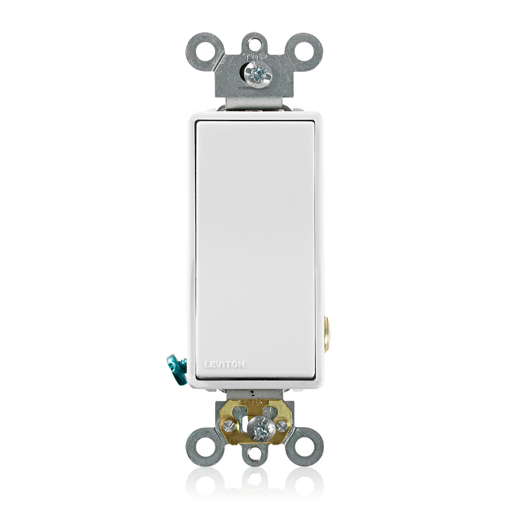 5621-2W Self-Grounding AC Quiet Switch, 120/277 V AC, 20 A, 1 hp, 2 hp Power Rating