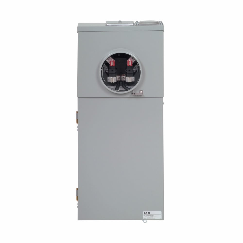 MB2040B200BTS Residential Meter Breaker All-in-ones, 200 Amp, C Aluminum, NEMA 3R, Bottom and Top, #6-350 kcm10 kAIC, #6-350 kcmBW2200, Surface Mounting, 40 4 Jaw, 1, 20, 1 Phase, Ringless, 120/240V
