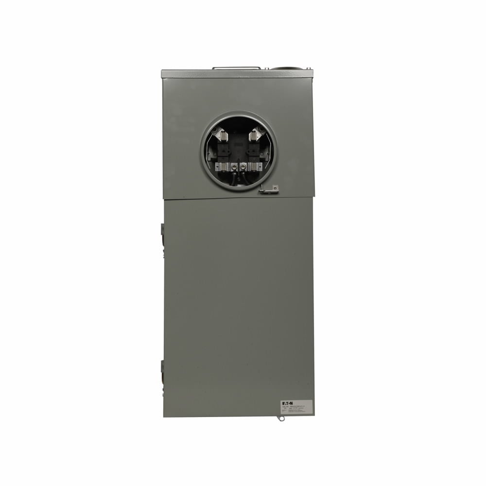 MB2040P200BTS Residential Meter Breaker All-in-ones, 200 Amp, C Aluminum, NEMA 3R, Bottom and Top, #6-350 kcm#6-350 kcm Provisions Surface Mounting, 40, 4 Jaw, 1, 20, 1 Phase, Ringless, 120/240V