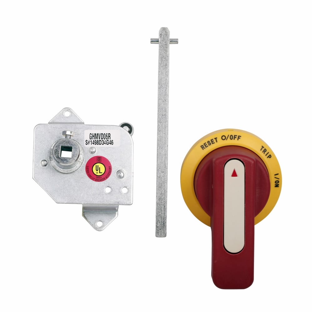 GHMVD12R Universal Handle Mechanism, NEMA 4/4X NEMA Rating, Rotary Handle Handle/Operation, For Use With Series C G-Frame Molded Case Circuit Breaker