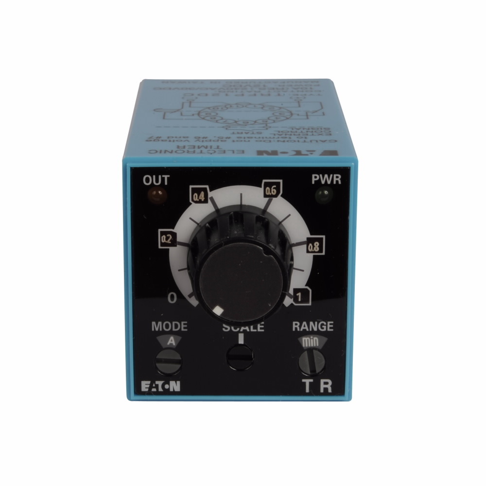 TRFP240AC Timing Relay, 0.1 s Setting, 240 V AC, 11 Pin, 2 Form C DPDT Contact