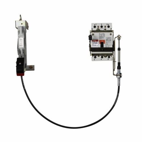 F5S04CXI Handle Mechanism, NEMA 4/4X NEMA Rating, For Use With C Series N-Frame Molded Case Circuit Breaker, Flexible Shaft Handle to Device Connection