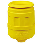 Boot for Straight / Locking Plug, 20 Amp and 30 Amp, 4, 5-Wire, Weather Resistant - Yellow