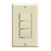 1755-I Decora 3-Way Non-Grounding Combination Switch With Screw Terminals, Push-In Wiring, 15/20 A, 120 V AC, 1 Poles
