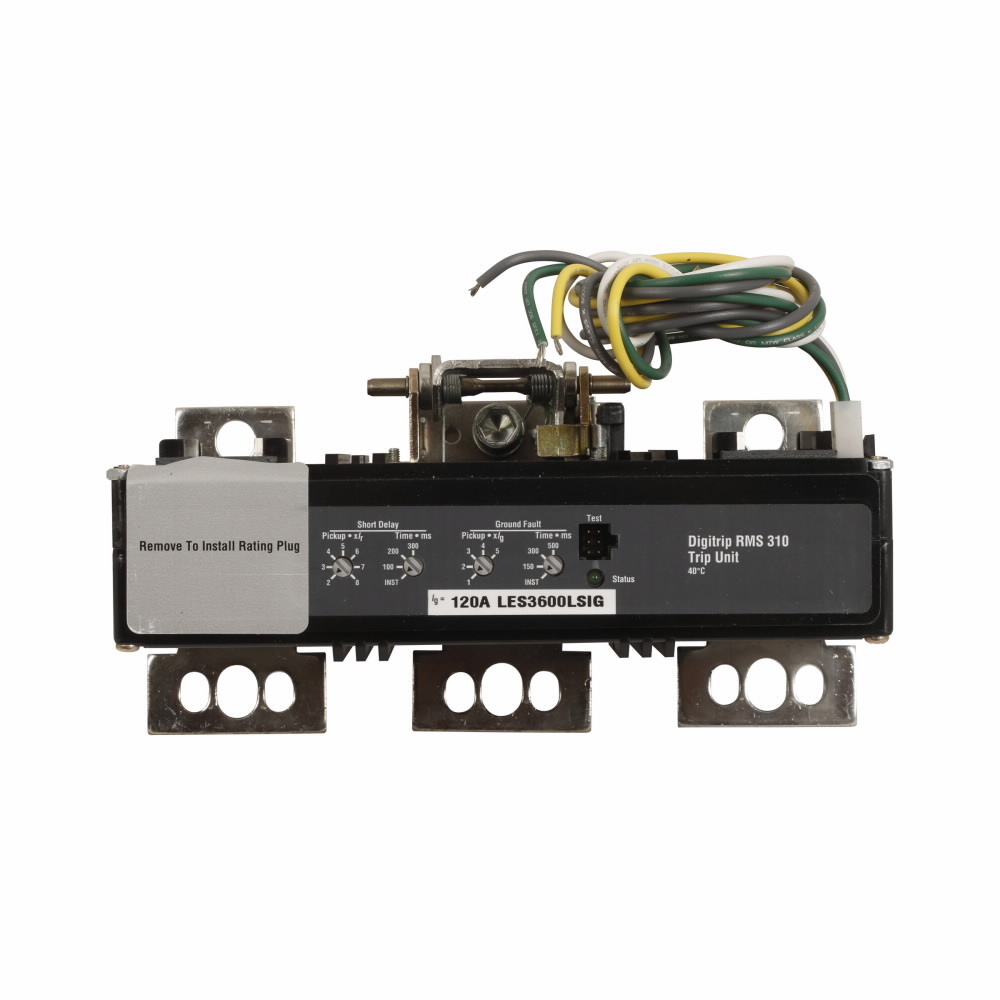 LES3600LSI Type LSI Digitrip 310 Breaker Trip Unit, 3 Poles, 600 A, LD/HLD/LDC Frame, For Use With C Series Molded Case Circuit Breaker