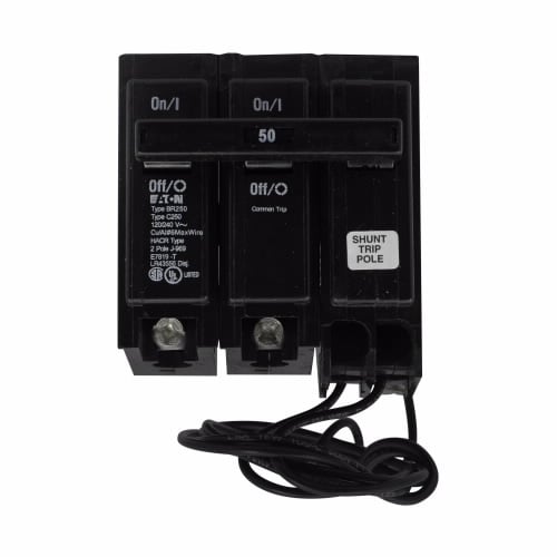 BR215ST Breaker Shunt Trip, 120/240 V AC, Plug-On Mount