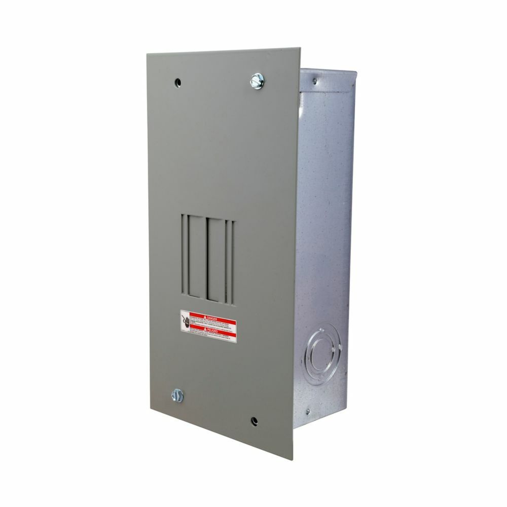 BR24L70FP 1-Phase Metallic Split Main Lug Loadcenter, 120/240 V AC, 70 A, 4 Poles, 10 kA Interrupt