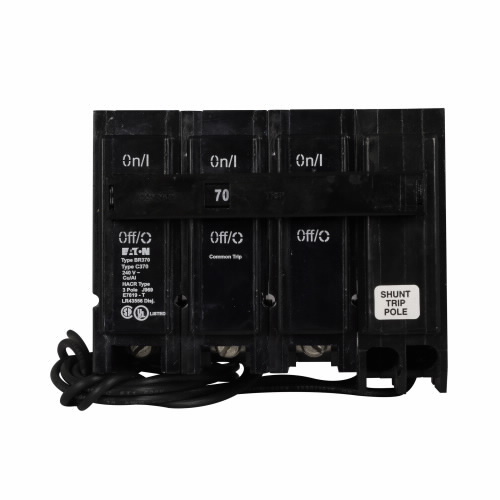 BR320ST Miniature Circuit Breaker, 20 Amp, 3 Pole, 240V