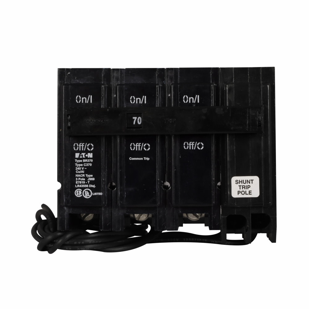 BR350ST Miniature Circuit Breaker, 50 Amp, 3 Pole, 240V