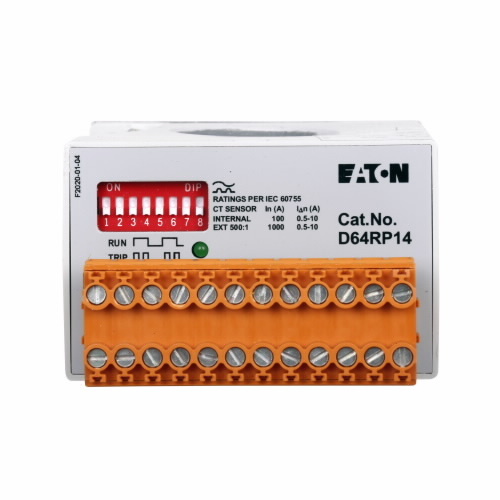 D64RP14 Digital Ground Fault Relay, 120 V AC, DIN Rail Mount