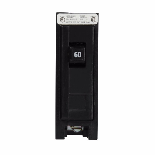 BAB1060 Miniature Circuit Breaker, 60 Amp, 1 Pole, 120/240V