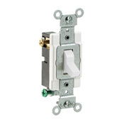 CS315-2W 3-Way Grounding AC Quiet Toggle Switch, 120/277 V AC, 15 A, 1/2, 2 hp Power Rating