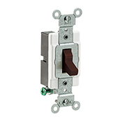 CS120-2 Grounding Toggle Switch, 120/277 V AC, 20 A, 800 W, 1000 VA Power Rating