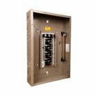 Eaton CH main lug loadcenter,Standard,Main lug only,125 A,C,Copper,NEMA 1,Metallic,Top/bottom,CH,24 Circuits,24 Spaces,Four-wire,Three-phase,#1-4/0 AWG
