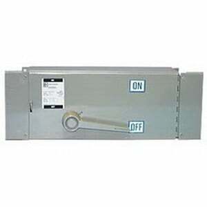 FDPWT3622R Type FDPW Fused Panelboard Switch, 600 V AC, 60 A, 15 hp, 30 hp, 50 hp, 3 Poles