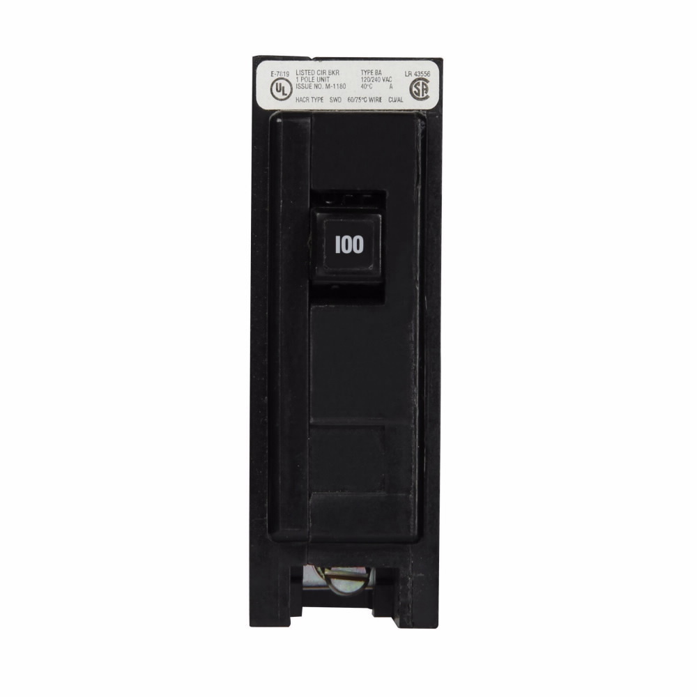 BAB1100 Miniature Circuit Breaker, 100 Amp, 1 Pole, 120/240V