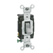 CSB4-15 4-Way Grounding AC Quiet Toggle Switch, 120/277 V AC, 15 A, 1/2, 2 hp Power Rating