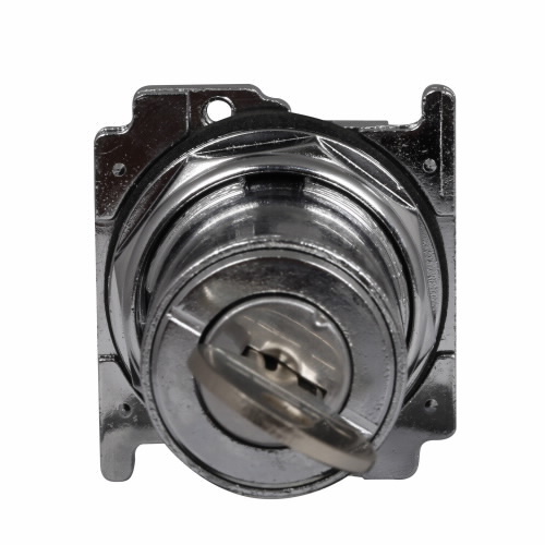 10250T16532H501 Heavy Duty Watertight/Oiltight Selector Switch Operator With Key Slot Cover, 30.5 mm, Keyed Operator, 3 Positions