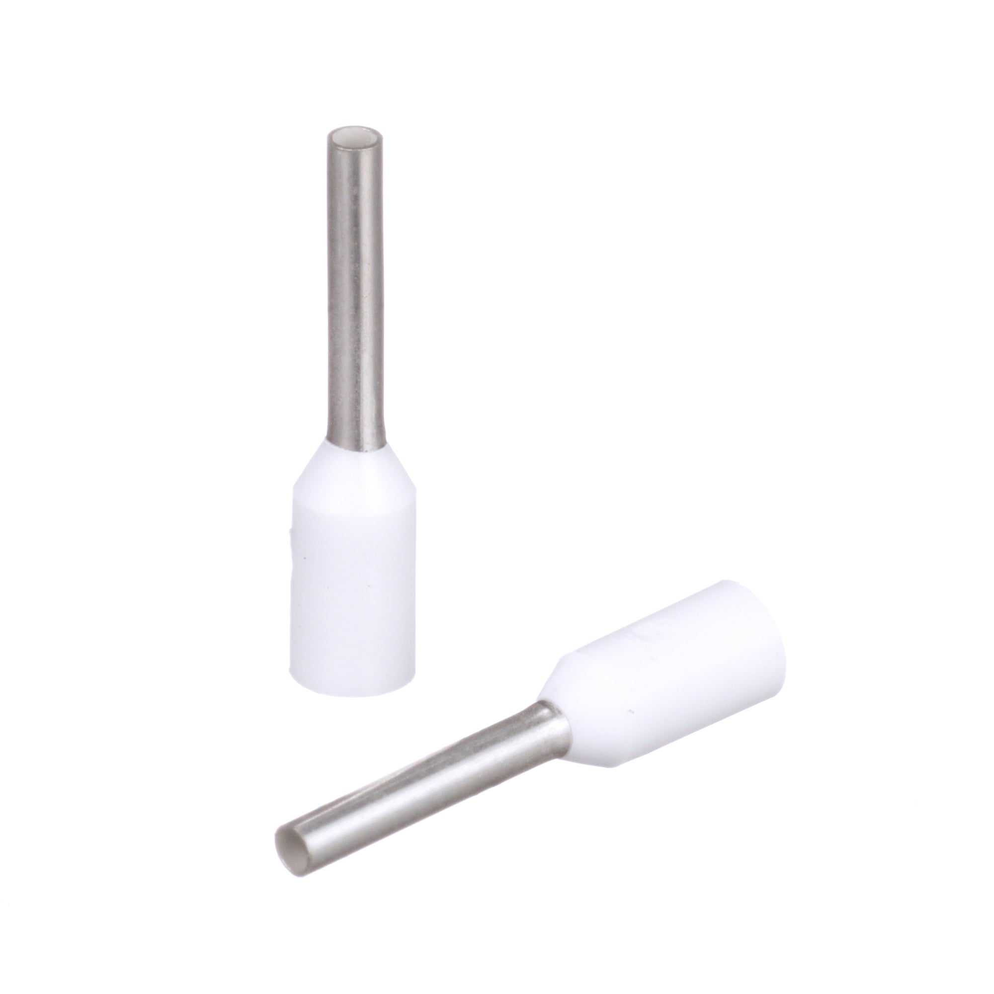 FSD75-8-D Pan-Term Type FSD Single Insulated Wire Ferrule, 20 AWG Stranded Conductor, 0.53 in L, Copper, White