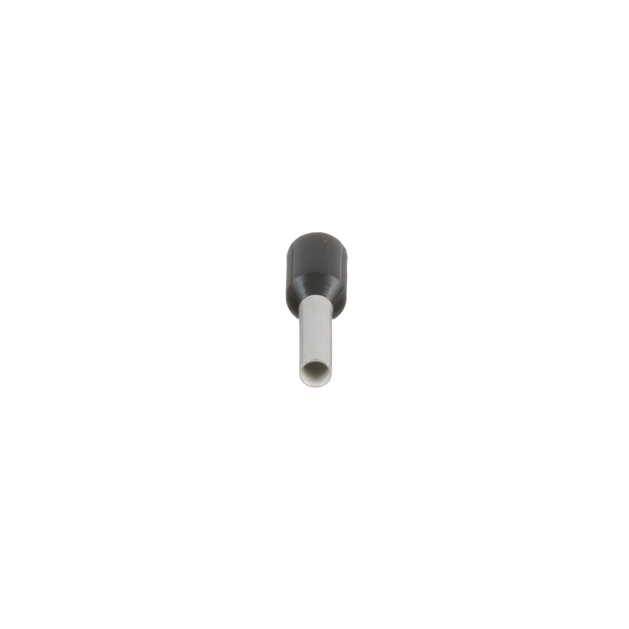 FSD78-8-D Pan-Term Type FSD Single Insulated Wire Ferrule, 16 AWG Stranded Conductor, 0.57 in L, Copper, Black