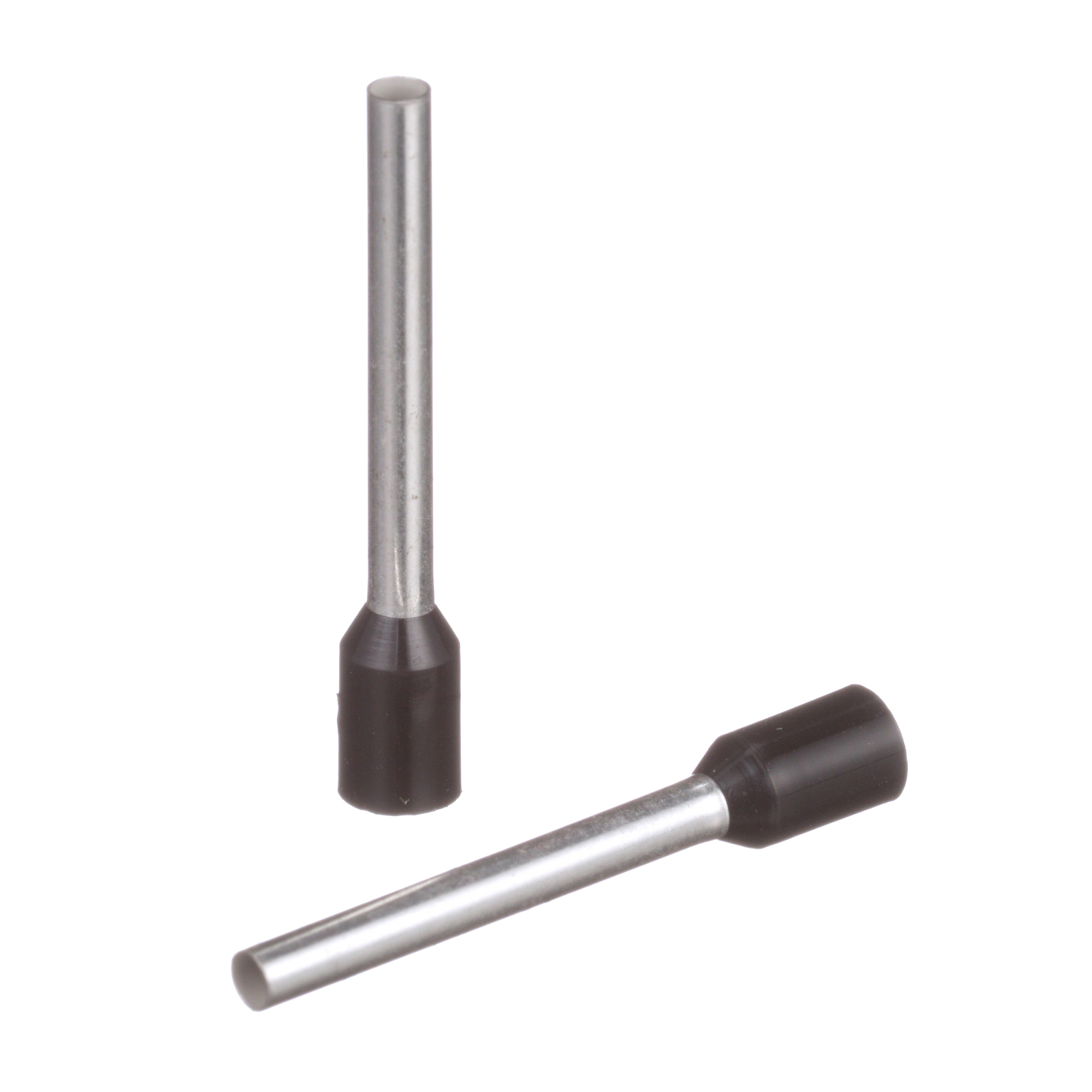 FSD78-18-D Pan-Term Type FSD DIN End Sleeve Single Insulated Wire Ferrule, 16 AWG Stranded Conductor, 0.96 in L, Copper, Black