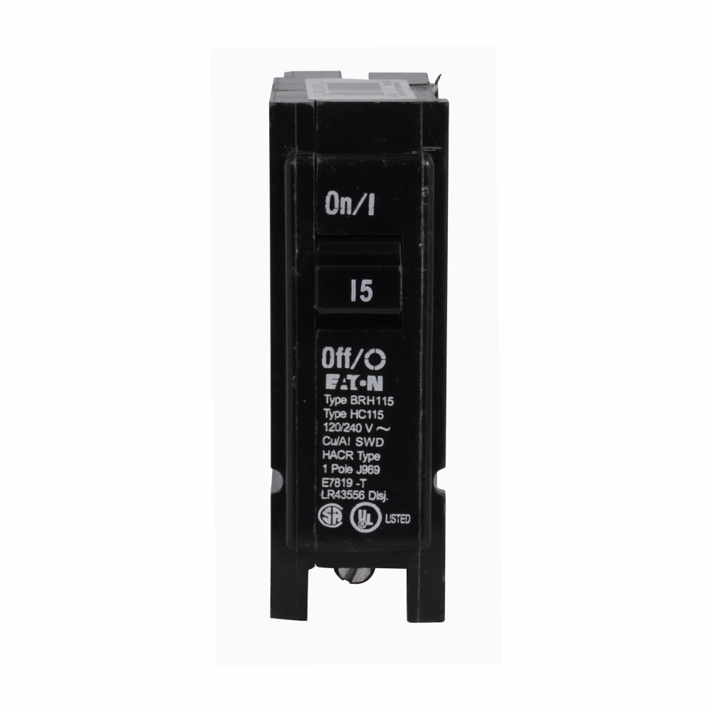 BRH130 Type BR High Magnetic Circuit Breaker, 120/240 V AC, 30 A, 22 kA Interrupt, 1 Poles