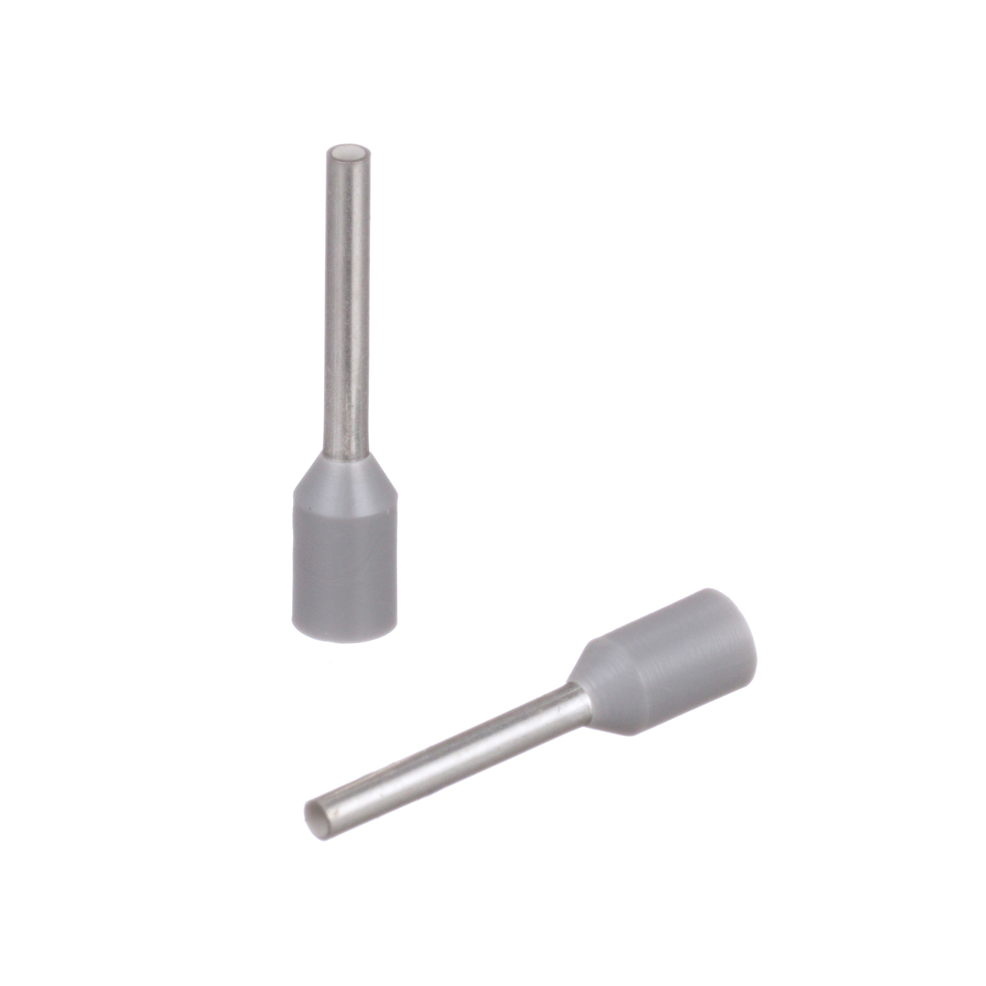 FSD72-8-D Pan-Term Type FSD DIN End Sleeve Single Insulated Wire Ferrule, 26 AWG, 0.49 in L, Copper, Gray