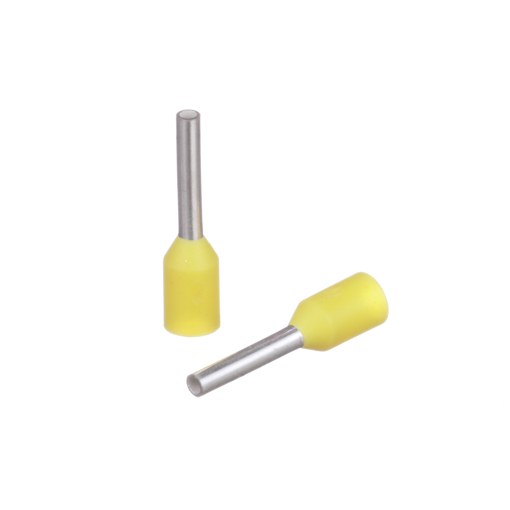 FSD73-6-D Type FSD Single Insulated Wire Ferrule, 24 AWG Stranded Conductor, 0.41 in L, Copper, Yellow